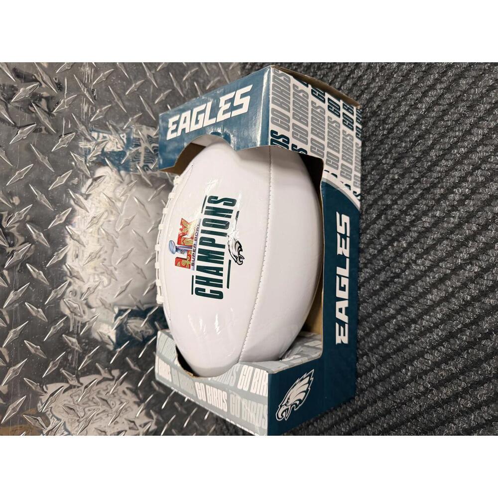 Eagles championship Super Bowl signed football